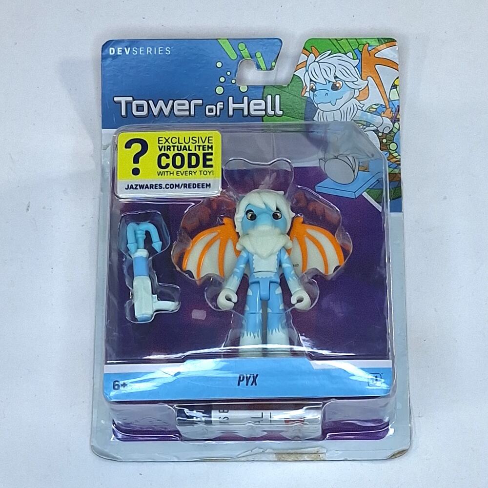 Tower of Hell Pyx Action Figure Jazwares NIB w/Code Roblox Ninja Collectible Toy